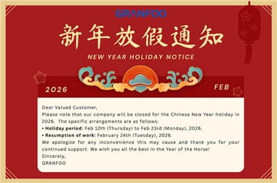 New Year Holiday Notice