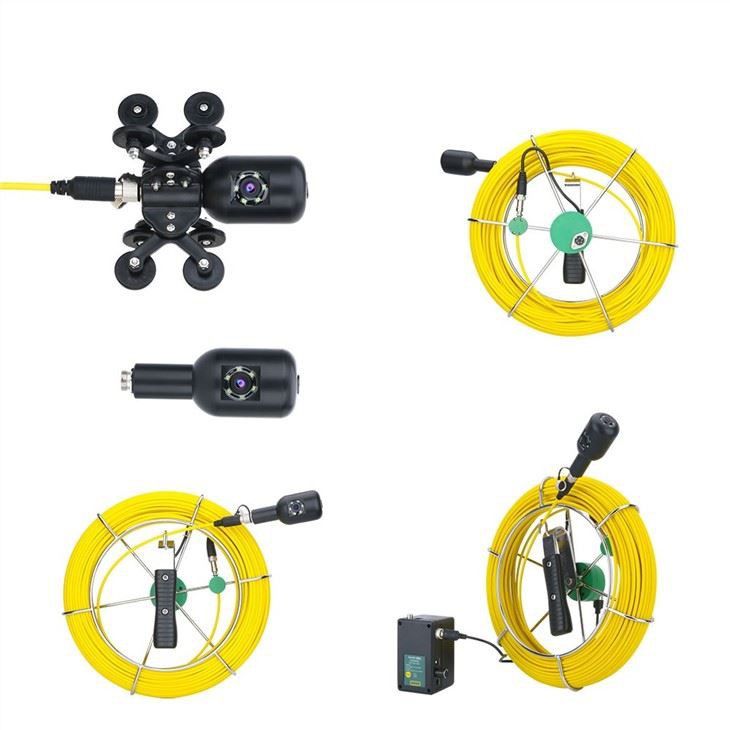7inch DVR 30M 1080P HD Dual Camera Lens Drain Sewer Pipeline Industrial Endoscope Pipe Inspection Video Camera